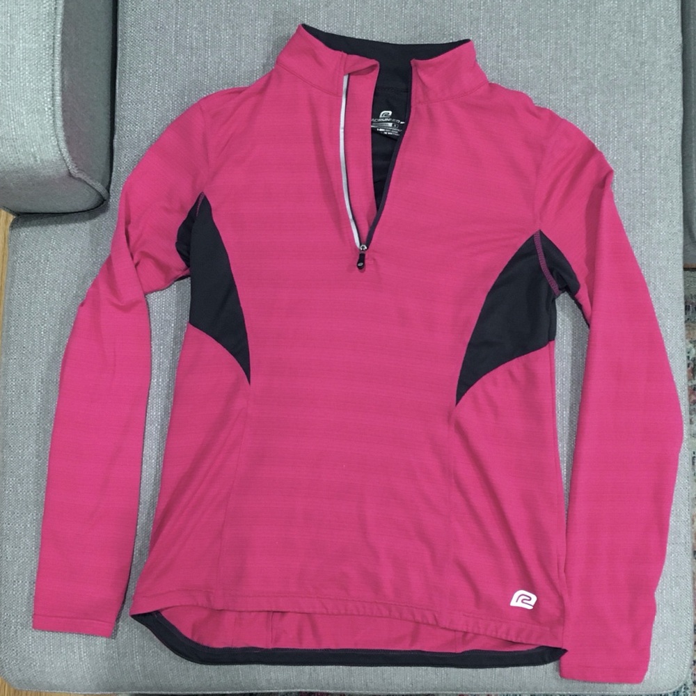 Roadrunner Running quarter zip in pink Size Small
